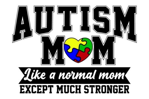 Autism Mom Awareness Svg PNG Design Review