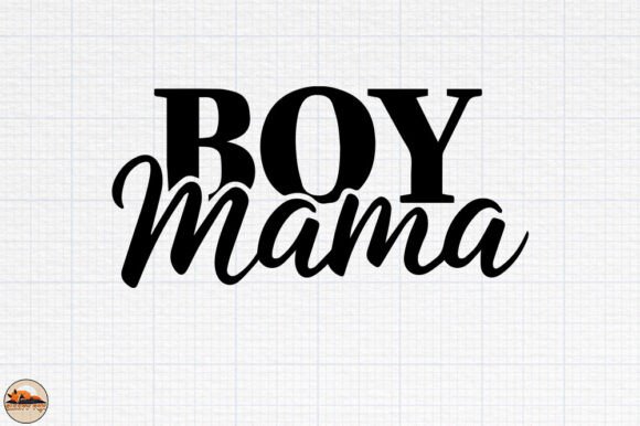 Boy Mama SVG, Boy Mom PNG, Retro Mama Graphics for Crafts