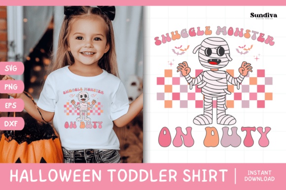 Funny Halloween Toddler Shirt SVG 11: A Graphic Design Asset for Crafts and Graphics