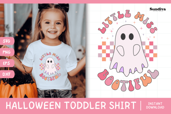Funny Halloween Toddler Shirt SVG 4 V2 Graphics for Crafts