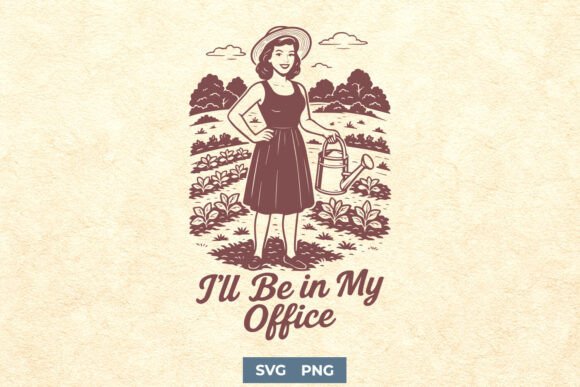 Gardening SVG PNG I ll Be in My Office for Crafts and Graphics