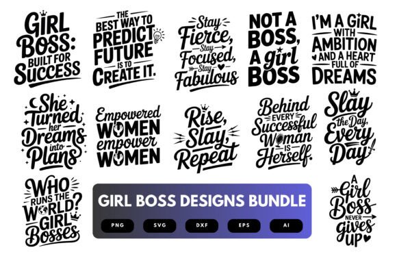Girl Boss SVG Bundle Review for Real Embroidery Projects