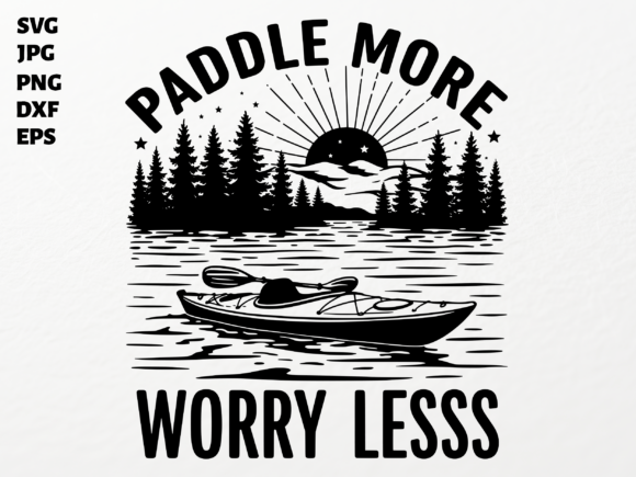 Paddle More Worry Less SVG for Cricut: A Crafts and Graphics Review