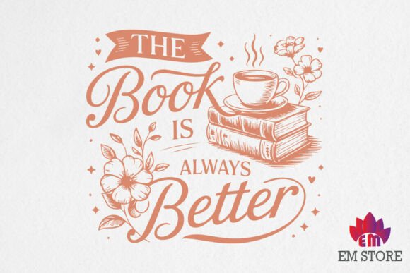 The Book is Always Better SVG, PNG: A Designer's Real-World Embroidery Review