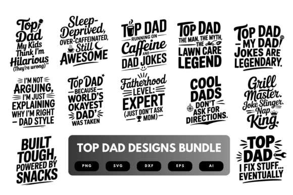Top Dad SVG Bundle: A Designer's Review of Graphics and Crafts Assets