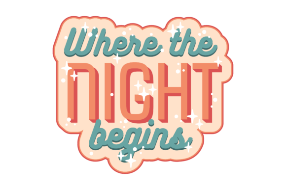 Where the Night Begins: Premium Graphics for Crafts